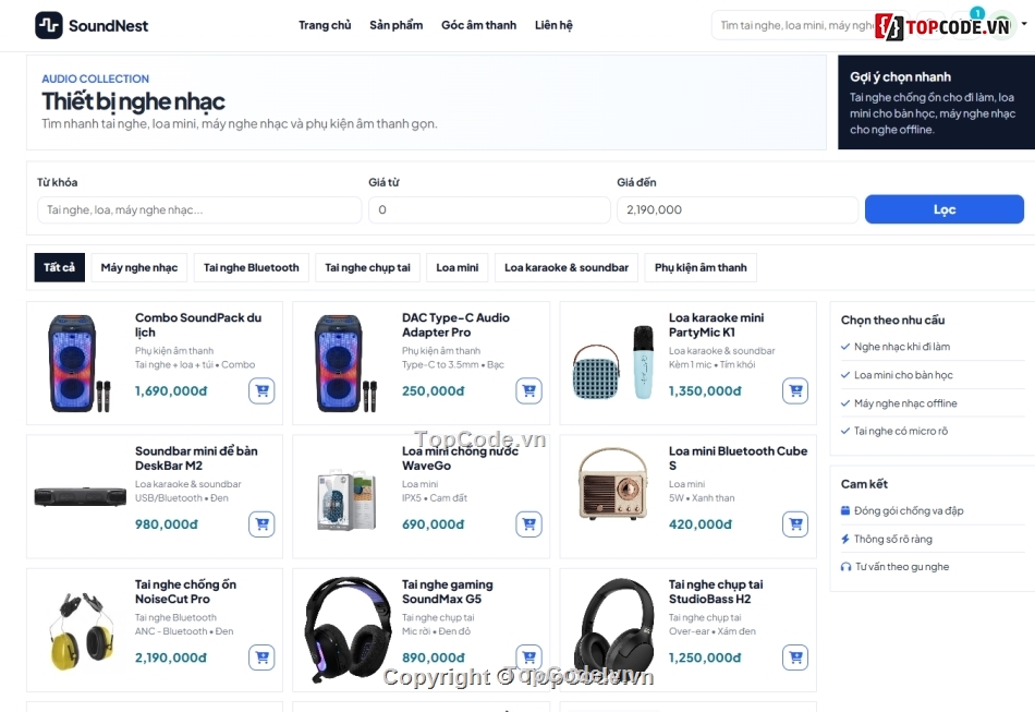 web nhạc,web bán nhạc,bán web